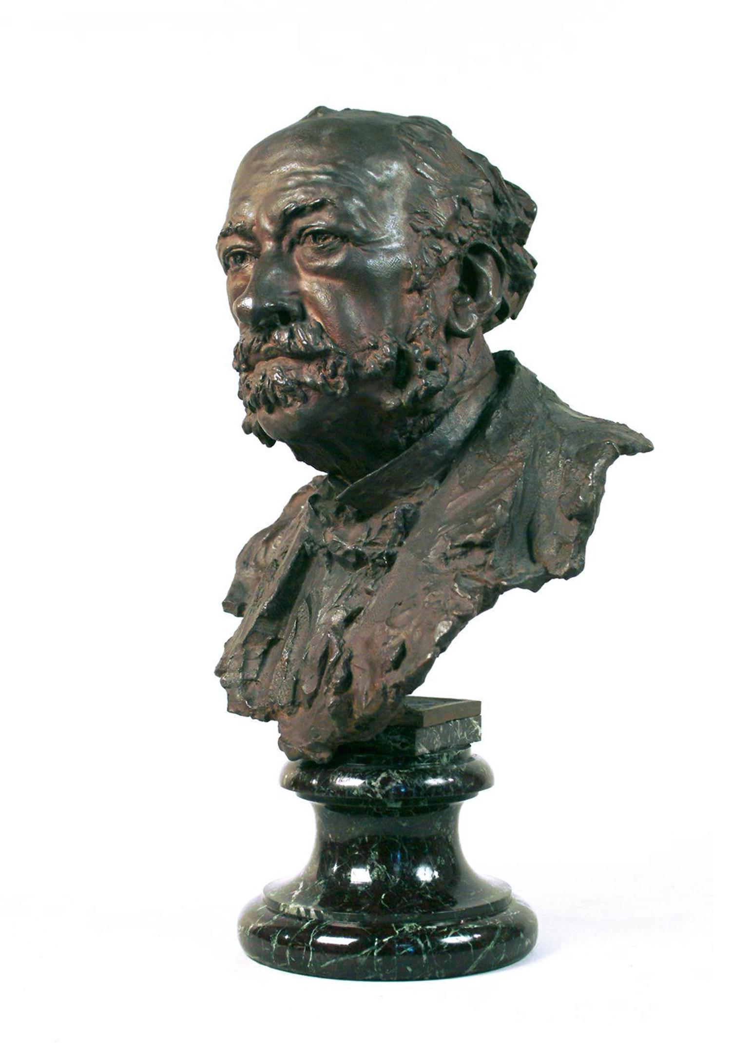 Buste d’Émile Cartailhac par Victor Ségoffin