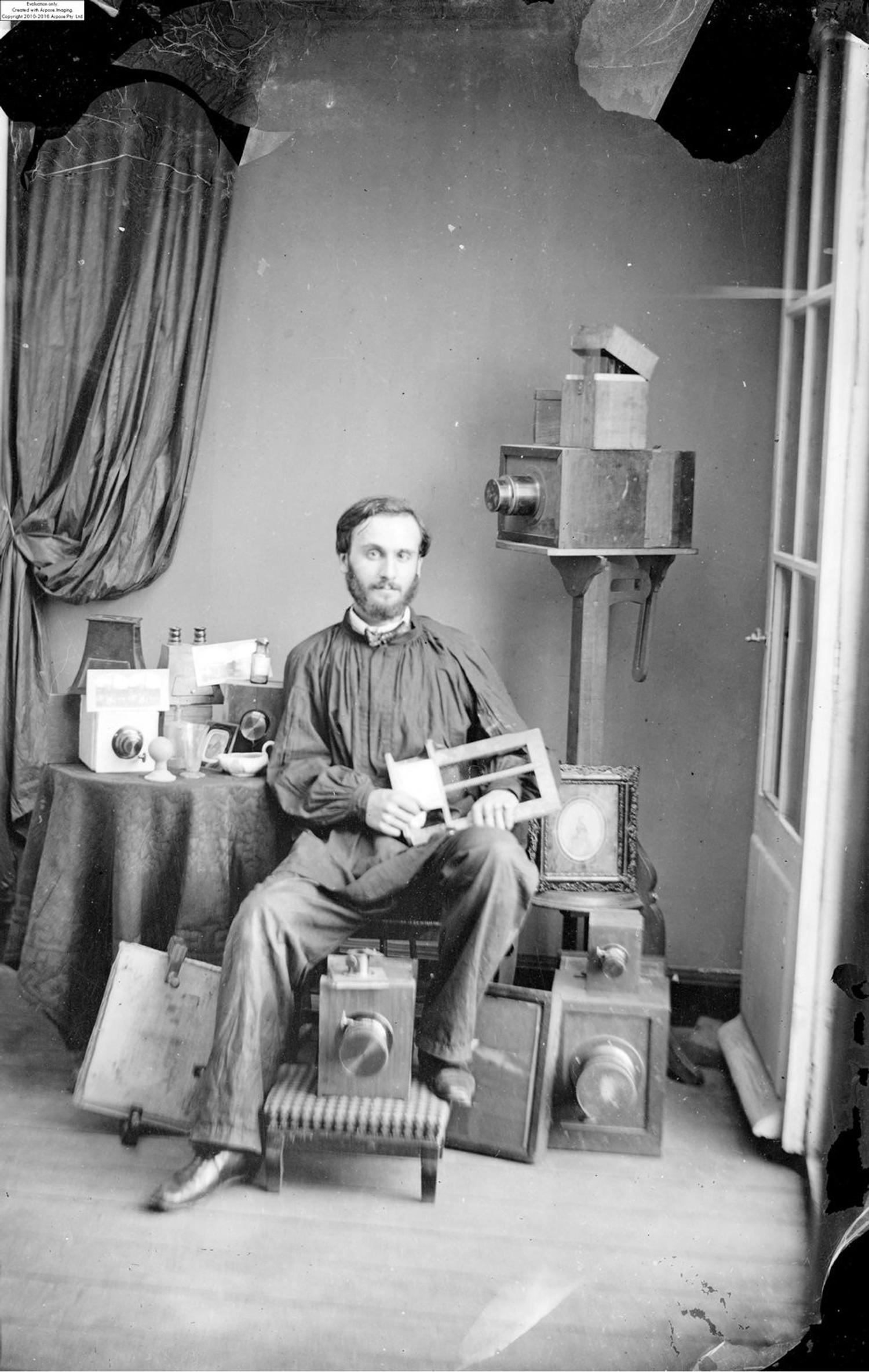 Ego [Eugène Trutat], atelier Vidal, vers 1860 - Association des Toulousains de Toulouse, Bibliothèque du Patrimoine, Toulouse